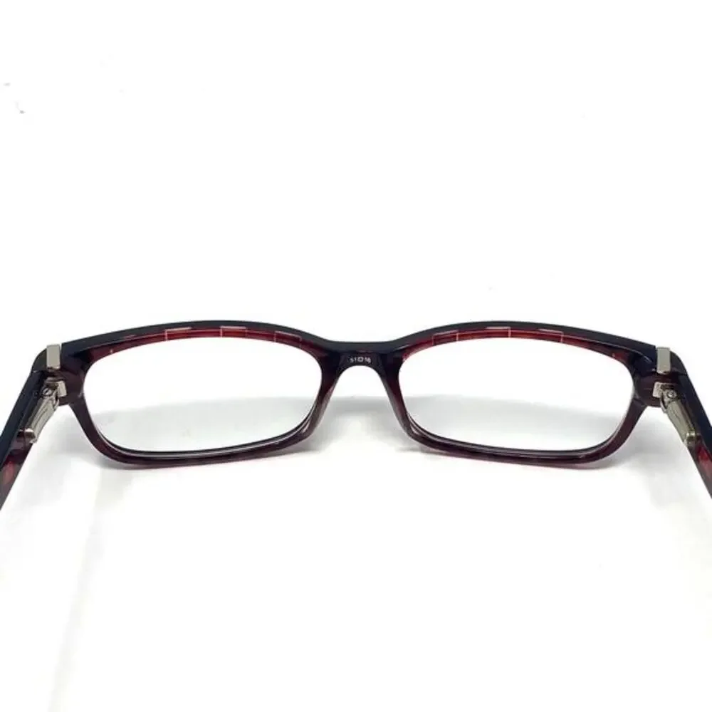 BULOVA‎ Woman's Brown Eyeglasses Frames With Gray Case 51 16 140 Needs Lens